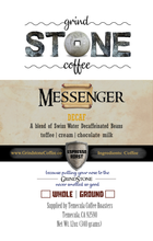 Messenger Decaf Espresso (Swiss Water Decaf Blend) - 2oz Sample